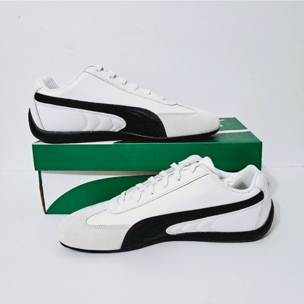 Puma Men's White and Black Athletic Shoes - Picture 2 of 3
